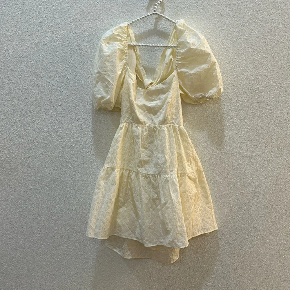 NWT Bardot Lucy Puff Sleeve Mini Dress 4 - Picture 5 of 16